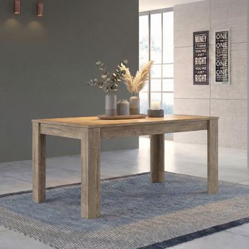 Rapallo Oak 6-8 Seater Extending Dining Table