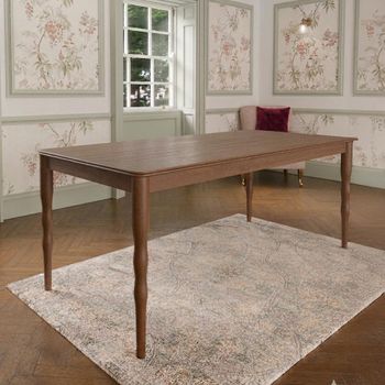 Williamson Mid Gloss Lacquered 6 Seater 180cm Dining Table