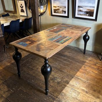 Juan Henry Mango Wood 6 Seater 180cm Dining Table
