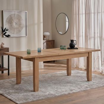 Appleby Oak 6-10 Seater 180cm-230cm Extending Dining Table