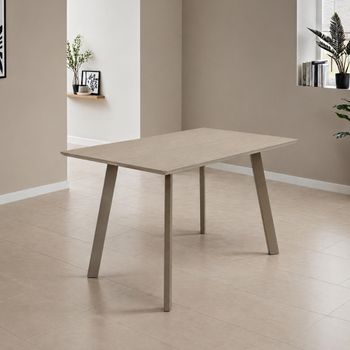 Modena Grey Melamine 4 Seater 120cm Dining Table