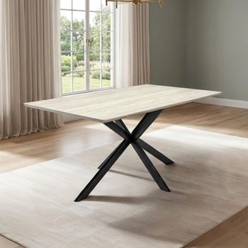 Rialto Travertine 6 Seater 160cm Dining Table