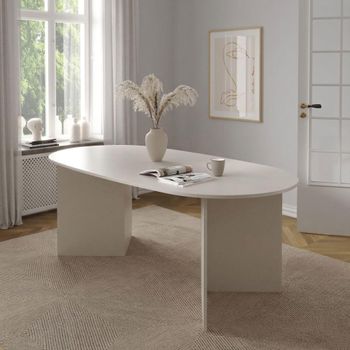 Family Cashmere 8 Seater 200cm Oval Dining Table