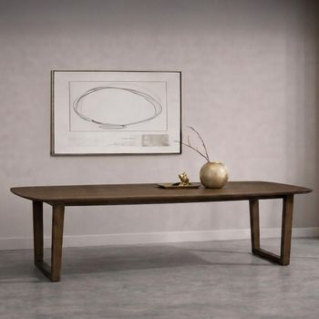 Cortez Mango Wood 8 Seater 270cm Malta Dining Table with U Legs