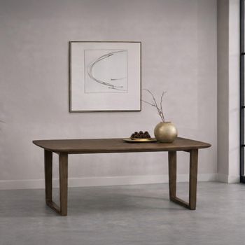 Cortez Mango Wood 8 Seater 200cm Malta Dining Table with U Legs