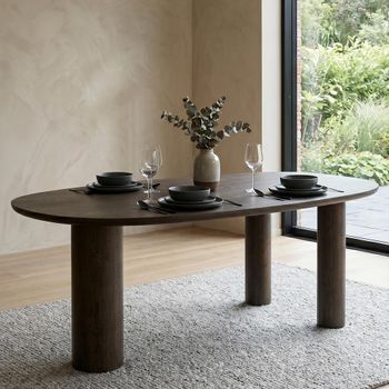 Ellington Brown Oak 10 Seater 230cm Dining Table