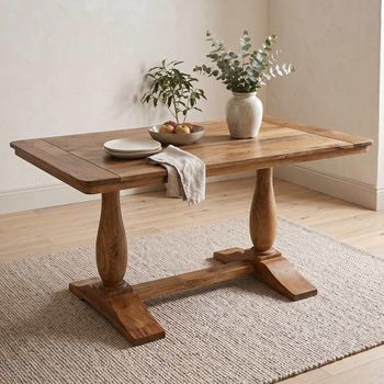 Nalandra Mango Wood 135cm 4 Seater Dining Table