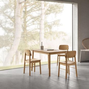 Barlow Matt Oak 4 Seater Dining Table
