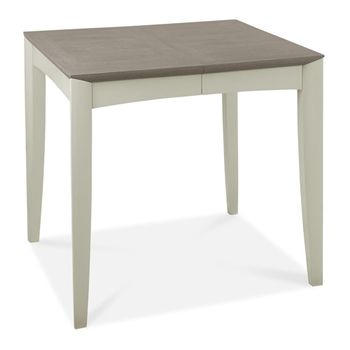 Bergen Grey Washed Oak and Soft Grey 2-4 Seater 80cm-115cm Extending Dining Table