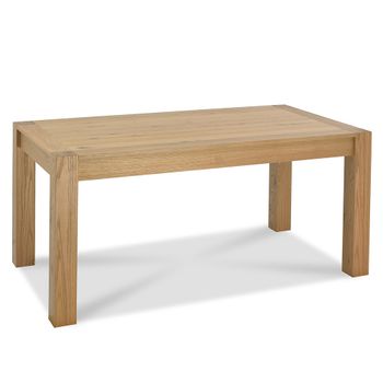Turin Light Oak 4-6 Seater 125cm-165cm Medium End Extending Dining Table