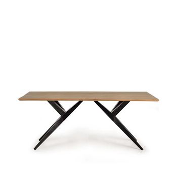 Bergamo Solid Acacia Wood 8 Seater Dining Table - Sizes Available