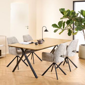 Bristol Oak 8 Seater 200cm Dining Table