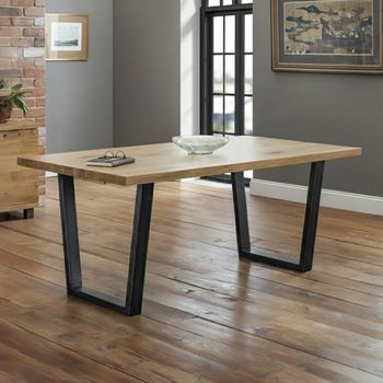 Brooklyn Oak 6 Seater 180cm Dining Table