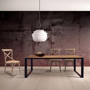Calabria Solid Mango Wood 6 Seater 180cm Dining Table