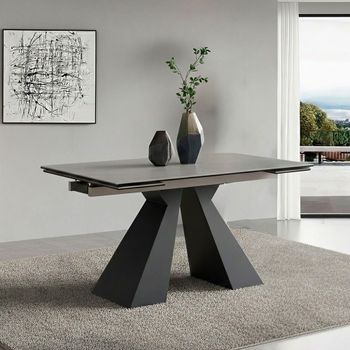 Cassino Grey Ceramic 6-10 Seater 160cm-240cm Extending Dining Table