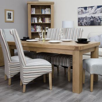 Bordeaux Oak 6 Seater 180cm Dining Table