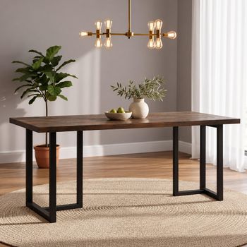 Clearance - Parquet Industrial 8 Seater 220cm Dining Table
