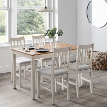 Coxmoor Ivory 4 Seater 118cm Dining Table