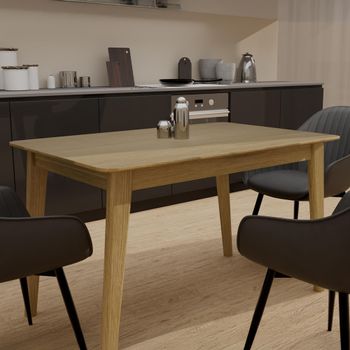 Scandic Oak 4 Seater 120cm Dining Table