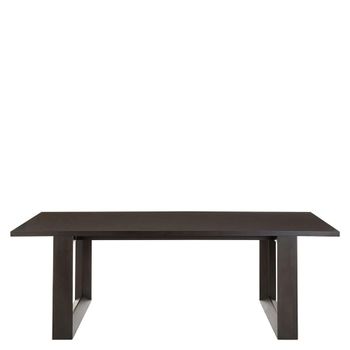 Diamond Black Oak 8 Seater 231cm Dining Table