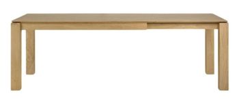 Slice Oak 6-10 Seater 160cm-240cm Extending Dining Table - EX Display