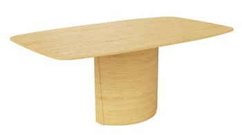 Oak 4-6 Seater 142cm-182cm Extending Dining Table - SM116 - EX Display