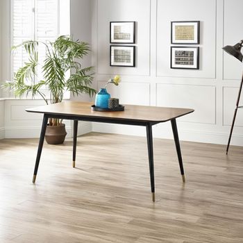 Findlay Walnut 6 Seater 160cm Dining Table