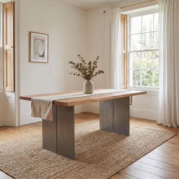 Fargo Oak Type D Dining Table - Sizes Available