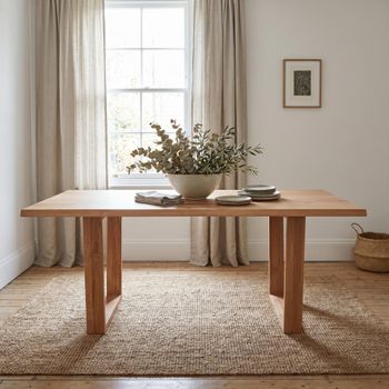 Fargo Oak Type G Dining Table - Sizes Available