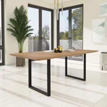 Fargo Oak Type L Dining Table - Sizes Available