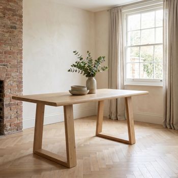 Fargo Oak Type U Dining Table - Sizes Available