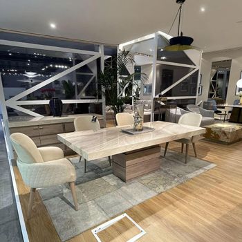 Goya Marble Top Dining Table - Sizes Available
