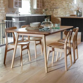 Longcot Natural Dining Table