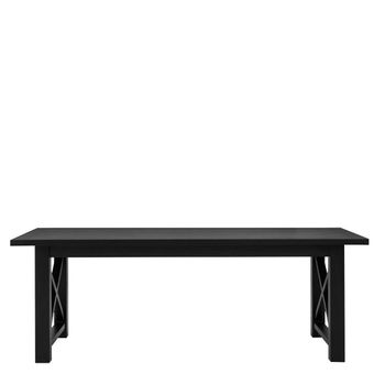 Lyon Black 8 Seater 220cm Dining Table