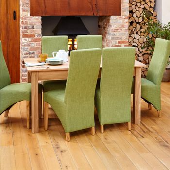 Mobel Oak 6 Seater 150cm Dining Table