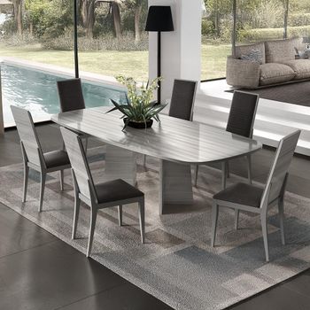 Mia Grey 10 Seater 250cm Dining Table