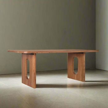 8 Seater 200cm Rectangle Dining Table Monza Natural Acacia Wood