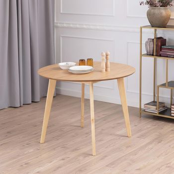Roxby Oak 4 Seater 105cm Round Dining Table
