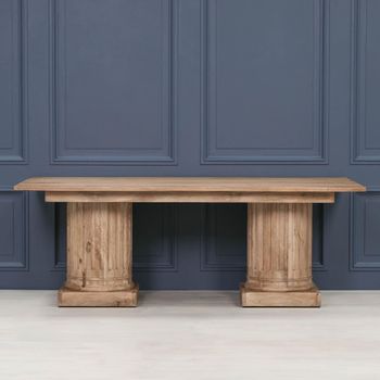 Rustic Mango Wood 8 Seater 220cm Dining Table