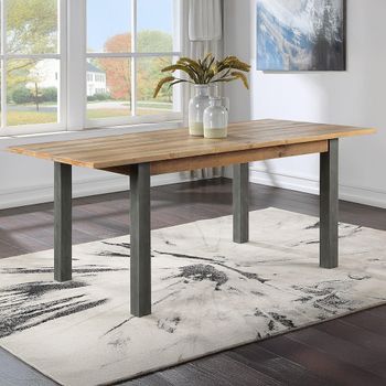 Urban Elegance Reclaimed Wood 6-8 Seater 150cm-200cm Extending Dining Table