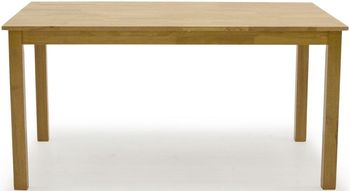Annecy Natural Wood 4 Seater 120cm Dining Table
