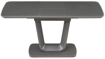 Lazzaro Graphite Grey Matt 4-6 Seater 120cm-160cm Extending Dining Table