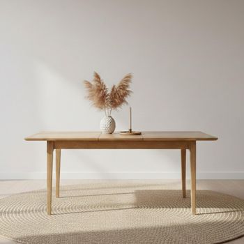 Wadsworth Oak 4-6 Seater 120cm-160cm Extending Dining Table