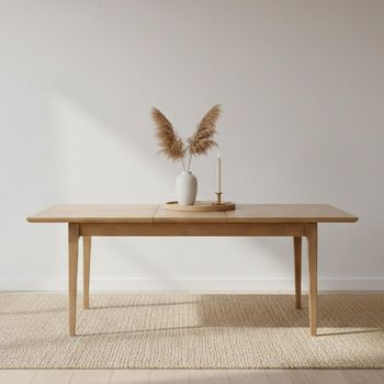 Wadsworth Oak 4-6 Seater 140cm-180cm Extending Dining Table