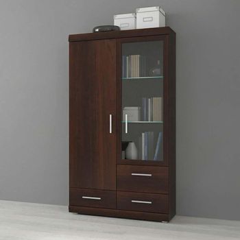 Imperial 2 Door Glazed Mahogany Display Cabinet