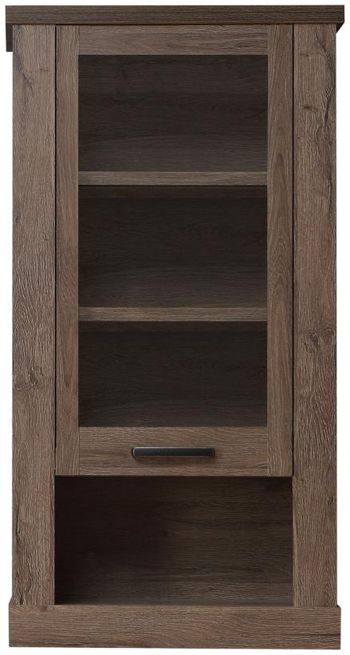 Corona Oak 1 Door Small Display Cabinet