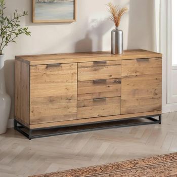 Brooklyn Oak 150cm 2 Door Medium Sideboard