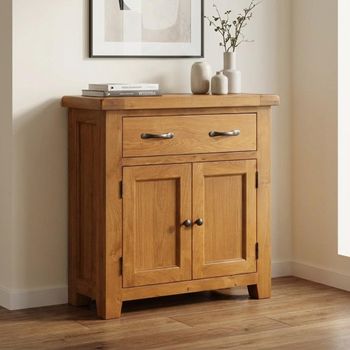Somer Oak Compact 80cm 2 Door Sideboard