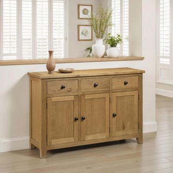 Astoria Oak 3 Door Medium Sideboard