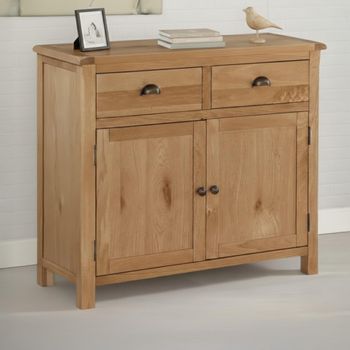 Kilmore Oak 90cm 2 Door Small Sideboard